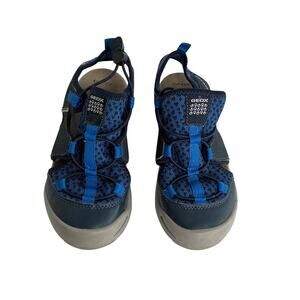 Geox Boys' Sandals Size EU 36 US 4 Blue Outdoor Water-Friendly Closed Toe